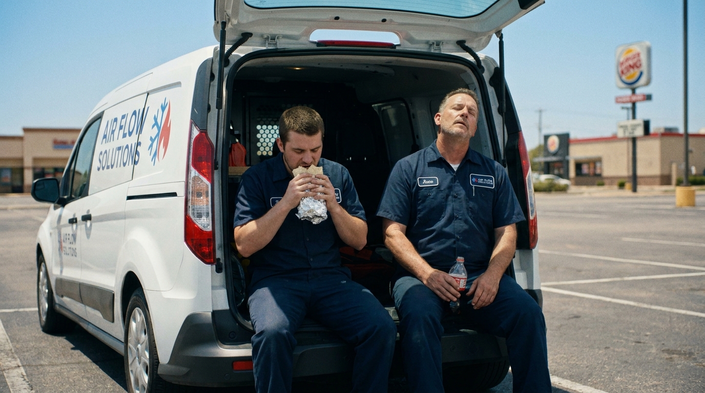 Lunch on the tailgate